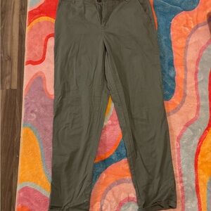Forever 21 Green Straight Leg Pants